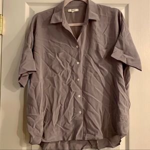 Madewell light purple blouse